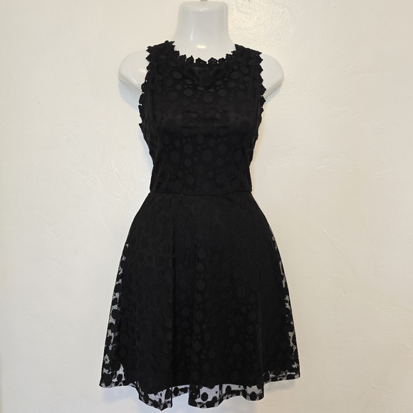 Lily Rose - Black Fit & Flare Mini Dress - Picture 15 of 15